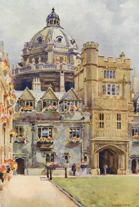 Brasenose College and Radcliffe Library Rotunda