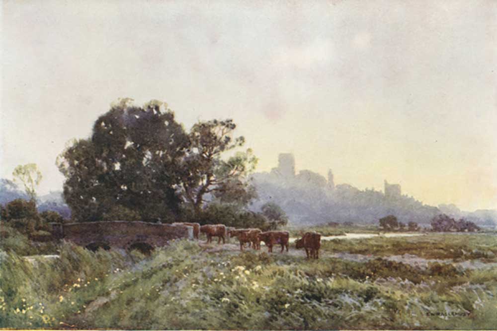 Dorchester from the Meadows de E.W. Haslehust
