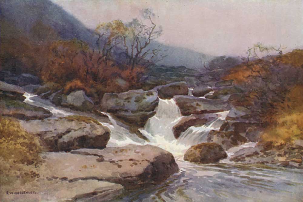 A Dartmoor Stream de E.W. Haslehust
