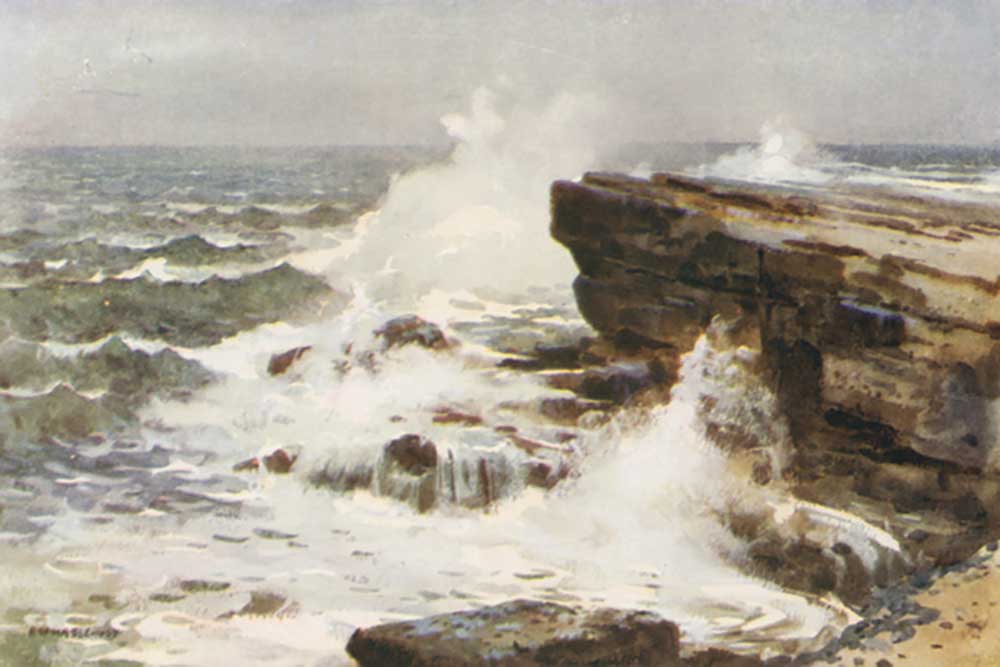 Filey Brigg de E.W. Haslehust