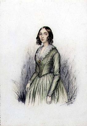 Portrait of a Young Lady in a Green Dress