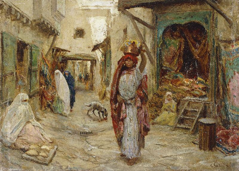 Ein arabischer Markt. de Fabio Fabbi