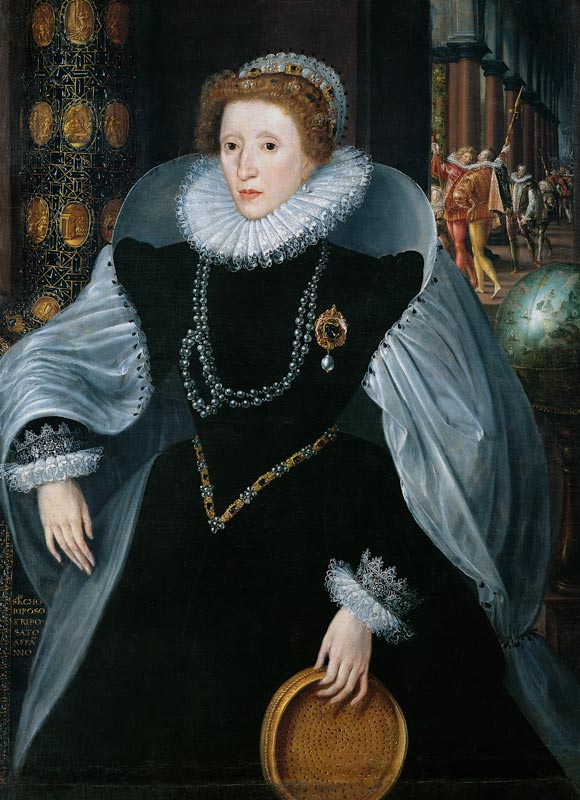 Portrait of Queen Elizabeth I (1533-1603) in Ceremonial Costume de Federico Zuccari