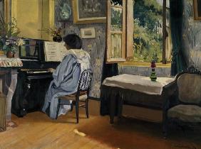 F.Vallotton / Woman at the Piano