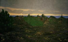 F.Vallotton, Antiker Abend