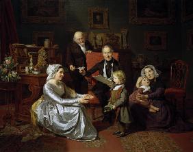 F.G.Waldmüller, Die Adoption