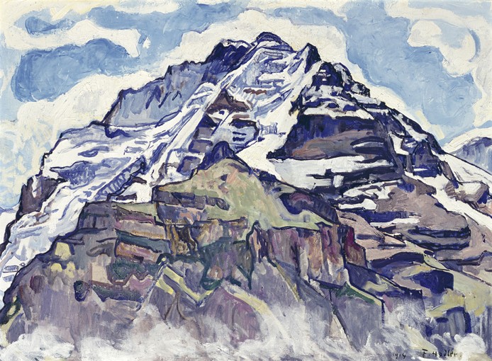 The Jungfrau, as Seen from Muerren de Ferdinand Hodler