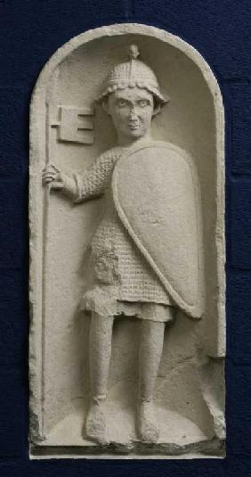 Krieger (Relief von einer Chorschranke aus der Mauritz-Kirche in Münster)