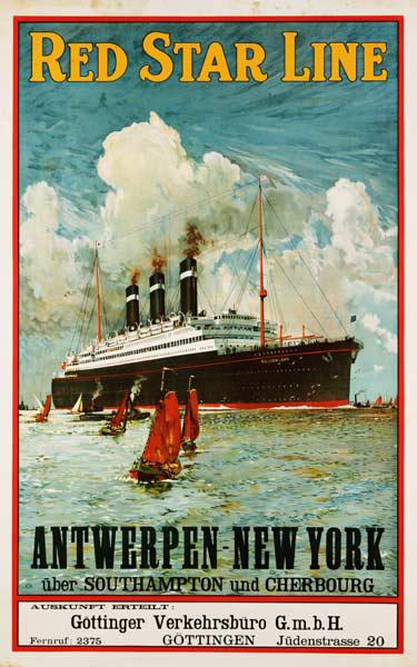 Red Star Line, Antwerpen-New York