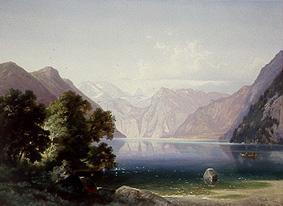 The king lake from the painter angle. de Ferdinand Lepie