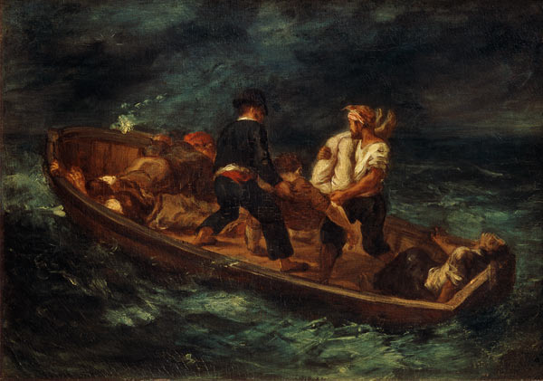 Después del naufragio de Ferdinand Victor Eugène Delacroix