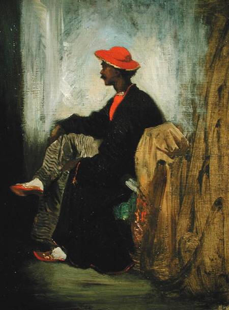 Study of an Indian from Calcutta de Ferdinand Victor Eugène Delacroix