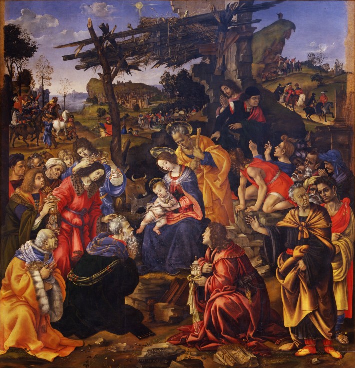 The Adoration of the Magi de Filippino Lippi