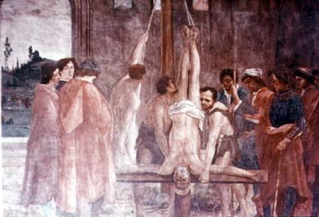 Martyrdom of St. Peter de Filippino Lippi