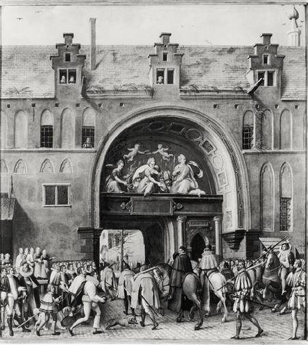 Entry of Hercule Francois of France, Duke of Alencon (1554-84) into Antwerp de Flemish School