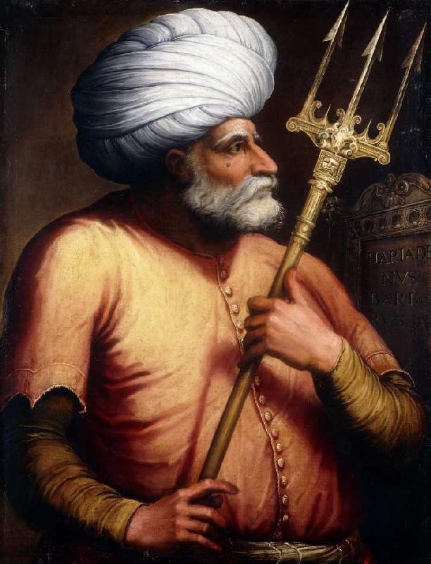 Portrait des osmanischen Herrschers Khair-ad-Din Barbarossa de Florentinische Schule