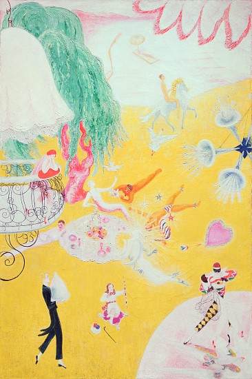 Love Flight of a Pink Candy Heart de Florine Stettheimer