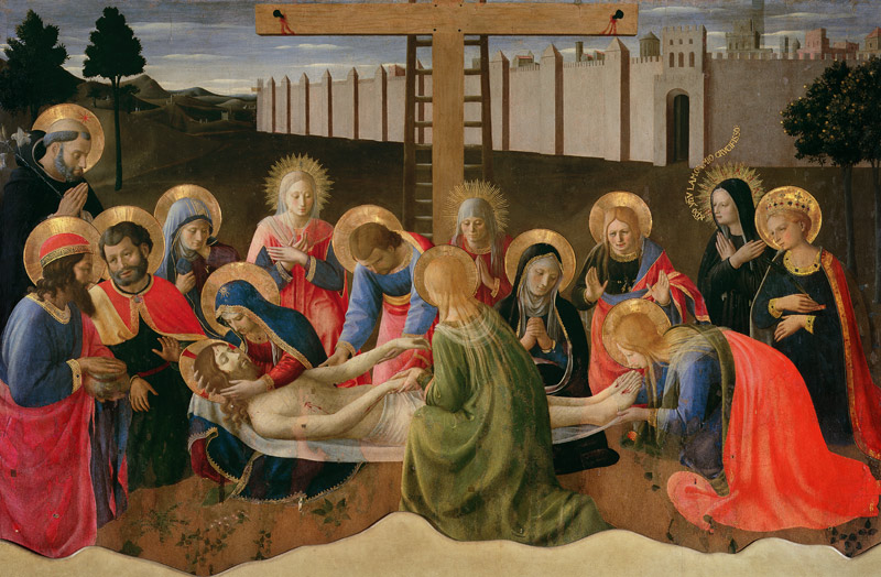 Lamentation over the Dead Christ de Fra Beato Angelico