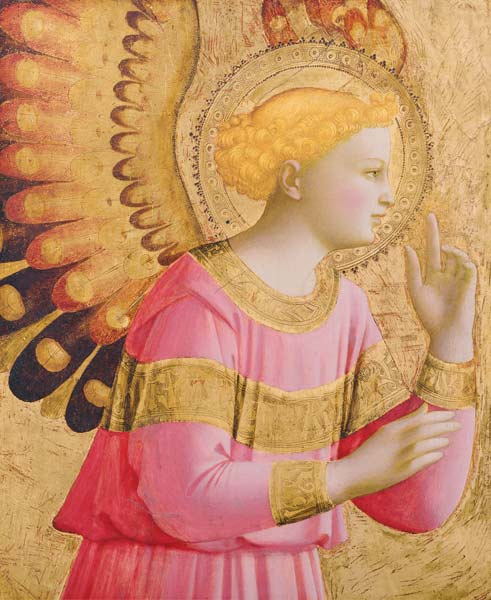 Annunciatory Angel, 1450-55 de Fra Beato Angelico