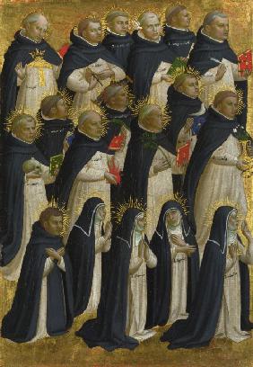 The Dominican Blessed (Panel from Fiesole San Domenico Altarpiece)