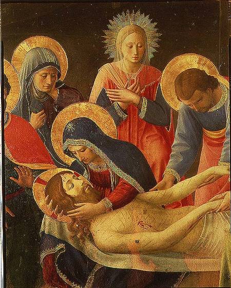 Lamentation over the Dead Christ de Fra Beato Angelico