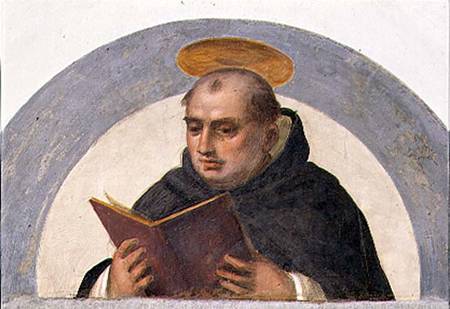 St. Thomas Aquinas Reading de Fra Bartolommeo