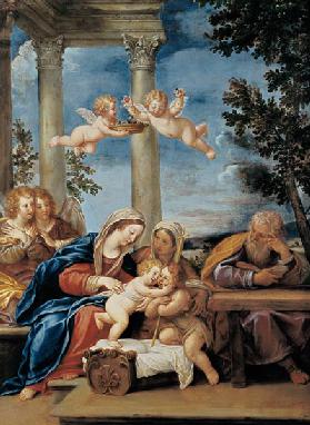 The Holy Family with St. Elizabeth and St. John the Baptist