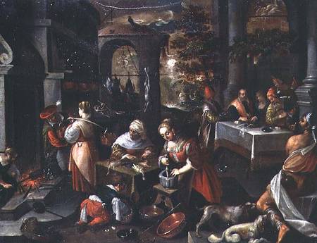Lazarus at the feast of Dives de Francesco da Ponte