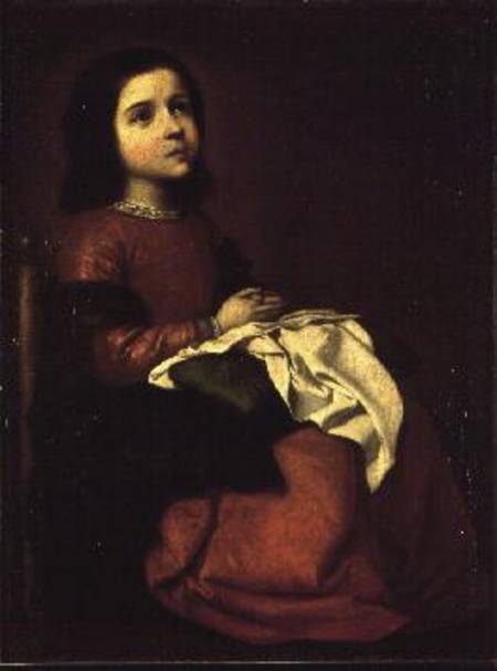 The Childhood of the Virgin de Francisco de Zurbarán (y Salazar)