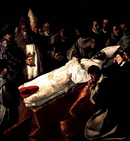 The Exhibition of the Body of St. Bonaventure (1221-74) de Francisco de Zurbarán (y Salazar)