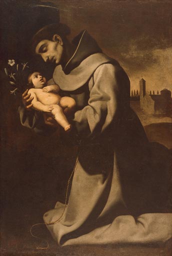 Der heilige Antonius de Francisco de Zurbarán (y Salazar)