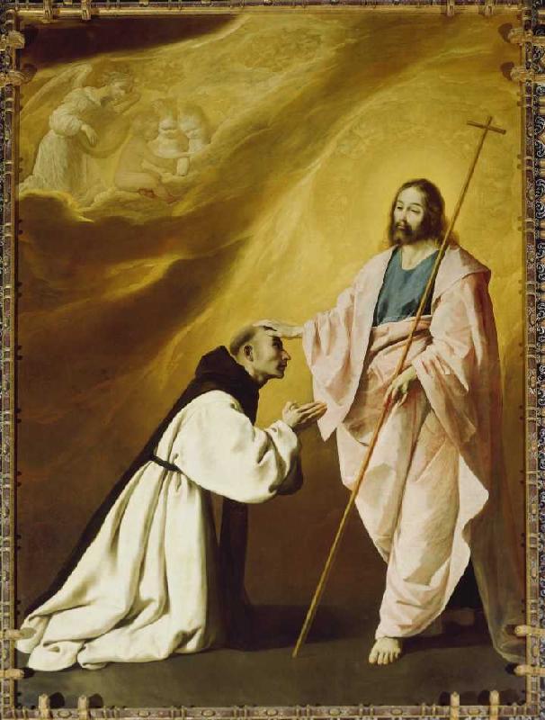 The vision of the Padre Salmeron de Francisco de Zurbarán (y Salazar)