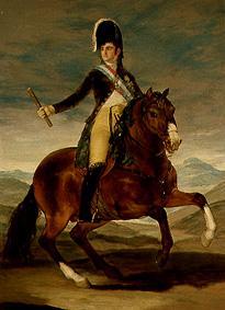 Ferdinand VII. to horse de Francisco José de Goya