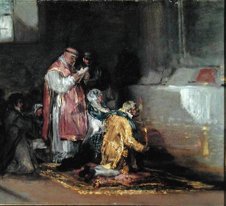 The Ill-Matched Marriage de Francisco José de Goya
