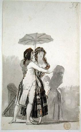 Couple with a Parasol