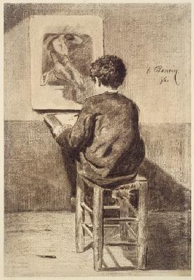 Boy Sketching