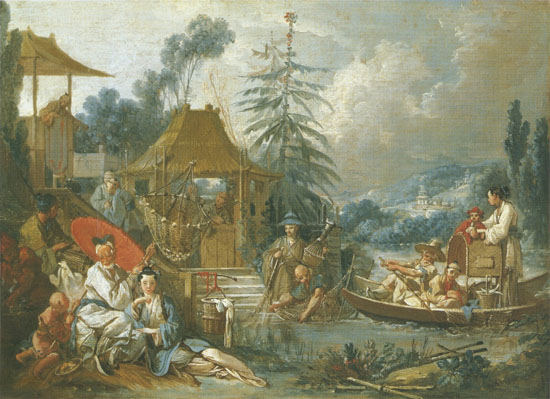 fishing Chinese de François Boucher