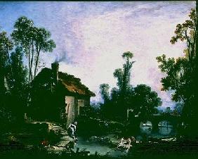 Landscape with a Watermill