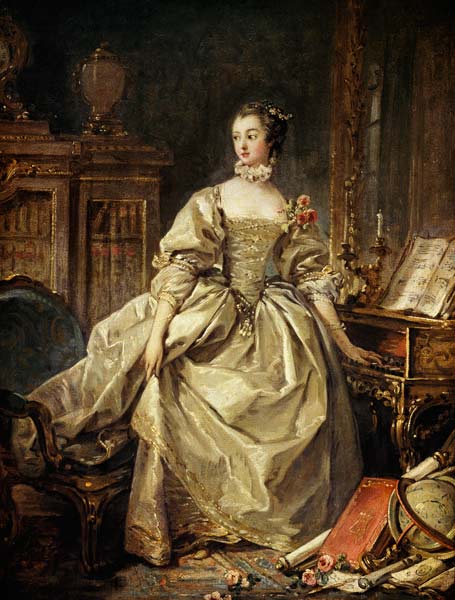 Madame de Pompadour (1721-64) de François Boucher