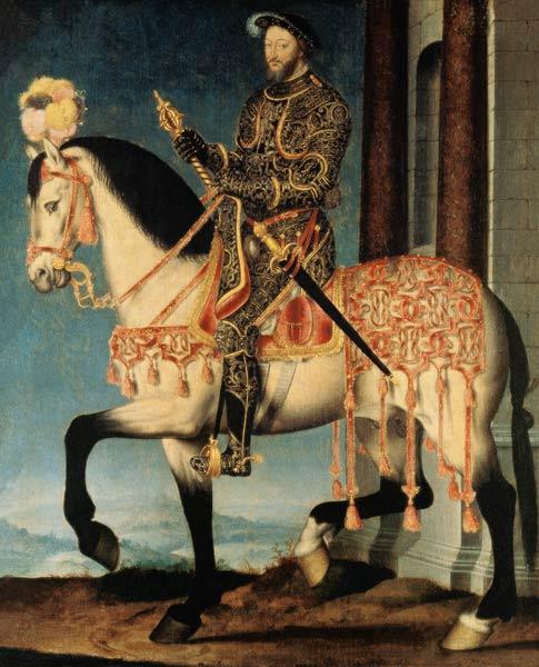 Equestrian portrait of Francis I of France