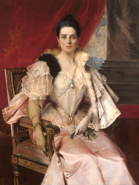 Portrait of Princess Zinaida Yusupova de François Flameng