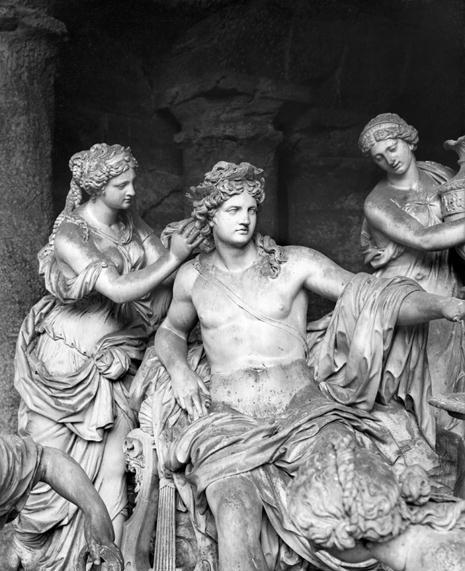 Apollo tended by the nymphs in the grove of the Baths of Apollo, executed with the assistance of Tho de Francois Girardon