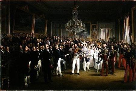 The Chamber of Deputies at the Palais Royal Summoning the Duke of Orleans de François-Joseph Heim