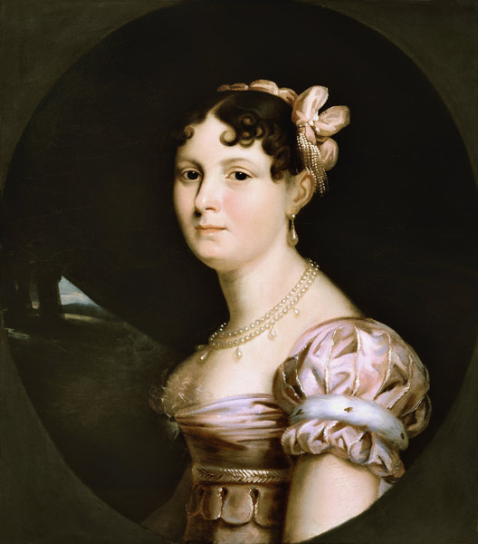 Portrait of Catherine of Wurtemberg (1783-1835) Queen of Westphalia de Francois Josephe Kinson