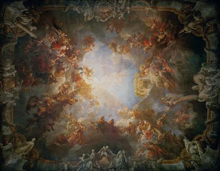 The Apotheosis of Hercules, from the ceiling of The Salon of Hercules