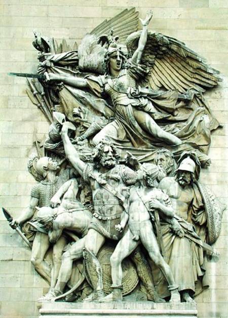 La Marseillaise, detail from the eastern face of the Arc de Triomphe de Francois Rude