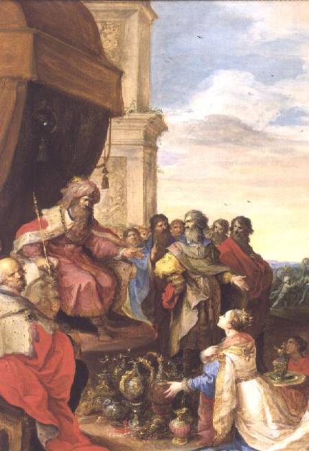 Solomon and the Queen of Sheba de Frans Francken d. J.