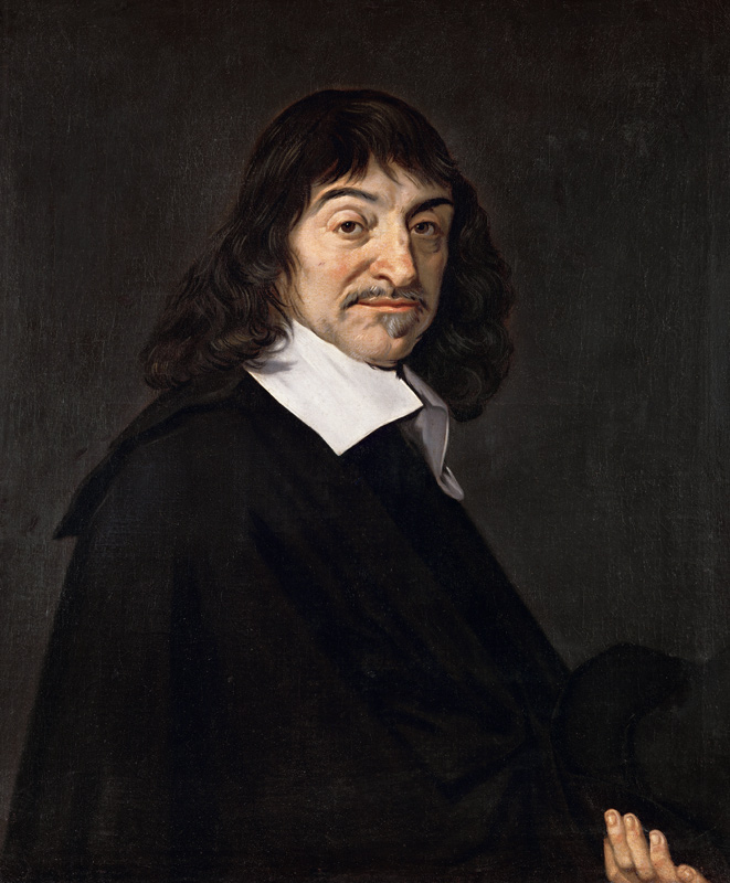 Portrait of Rene Descartes (1596-1650) de Frans Hals