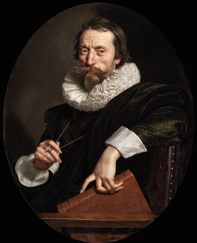 Portrait of the Italian poet, Giambattista Marino de Frans II Pourbus
