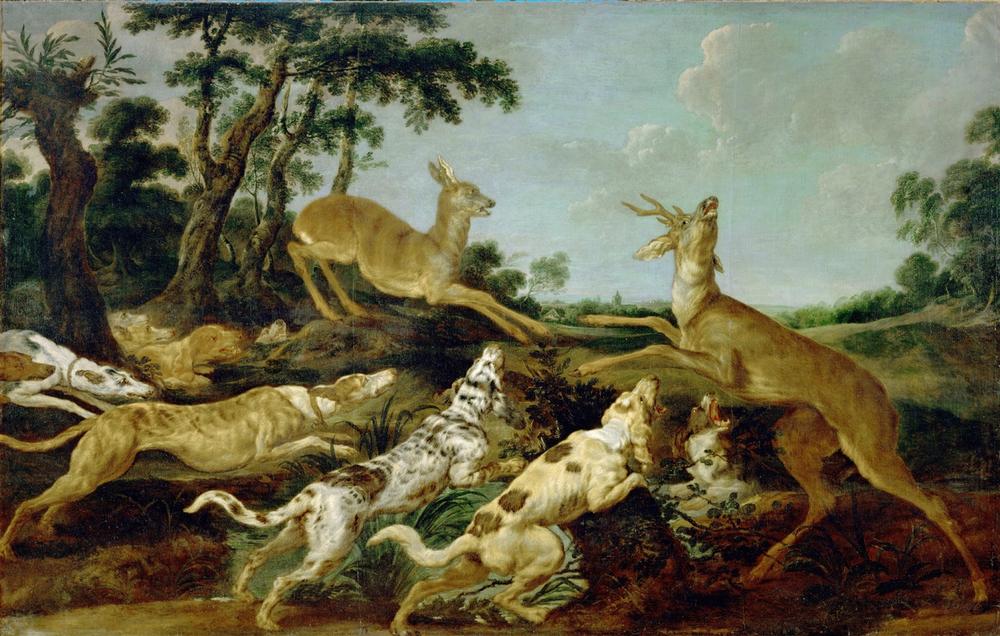 Hunting scene de Frans Snyders